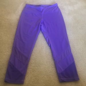Zella Purple Capri leggings